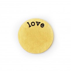 Love Plate - Copper Tone